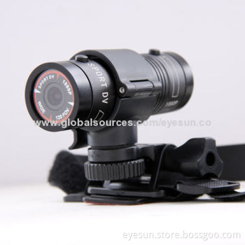 H.264 HD 1080P Portable Action Camera with Waterproof, Photo/Video Function, Supports 2-32GB TF Card